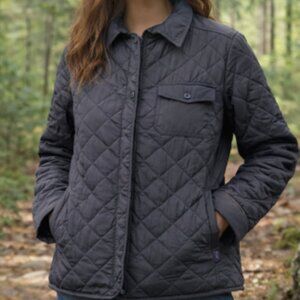 Woolrich Women’s Quilted Cotton Fleece Lined Full Zip Car Coat Size XXL